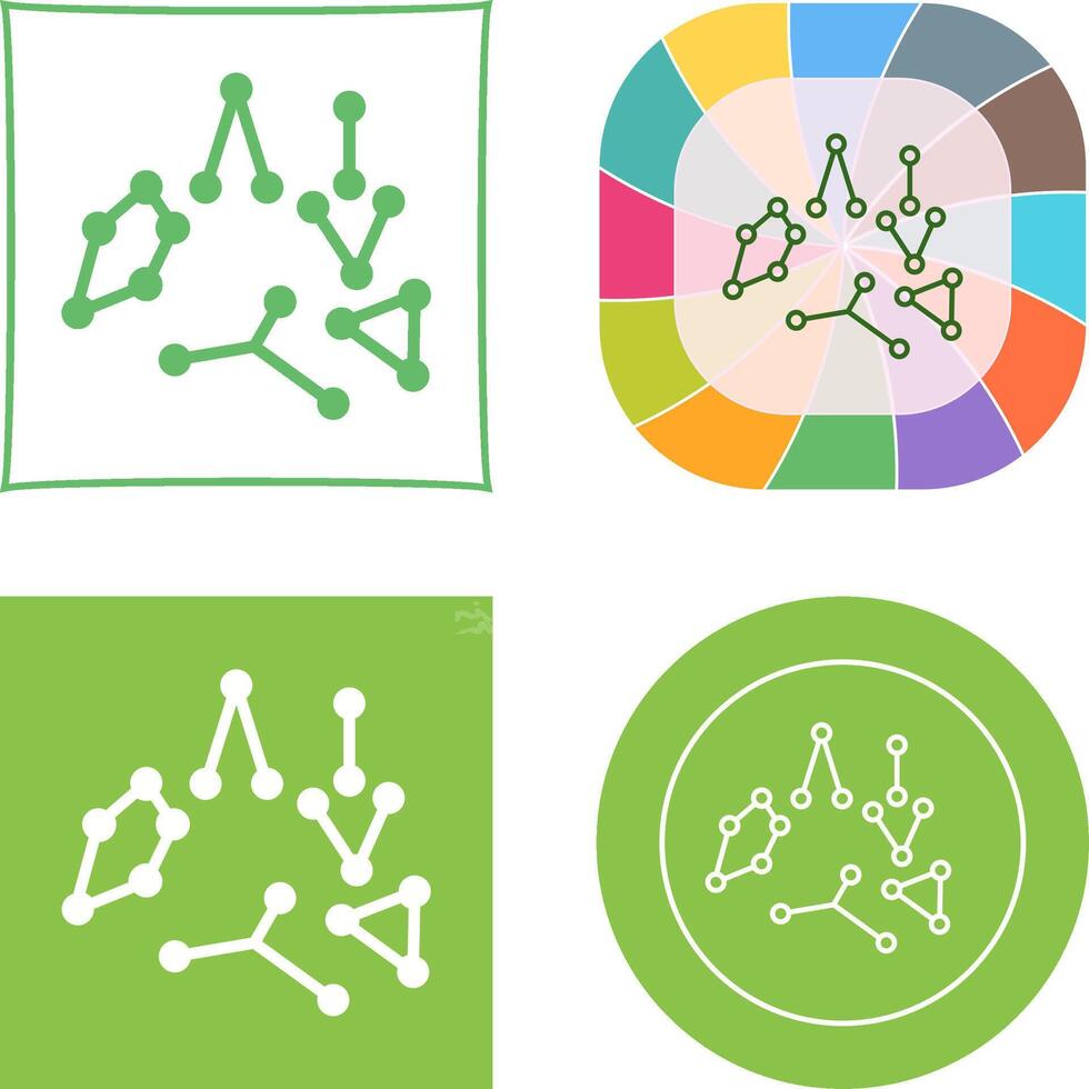 Constellation Icon Design vector