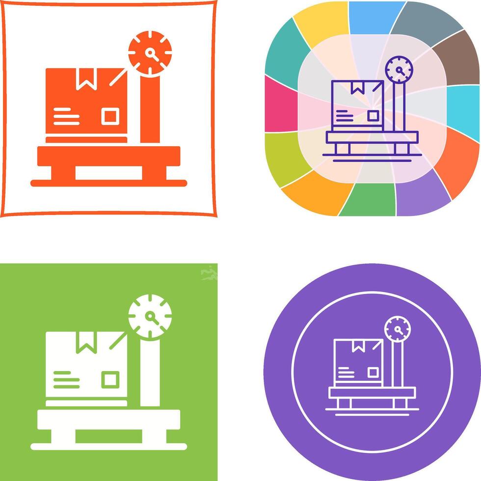Weight Icon Design vector