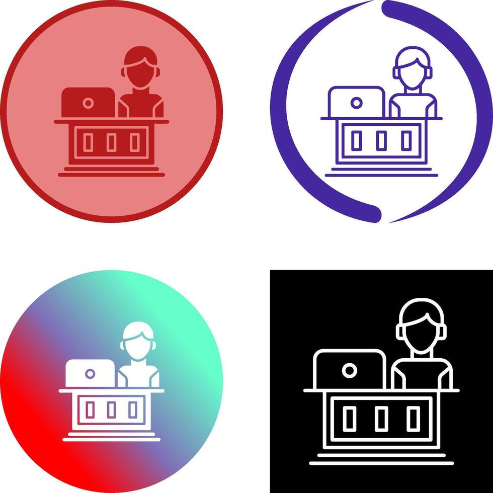 Employee Icon Design vector