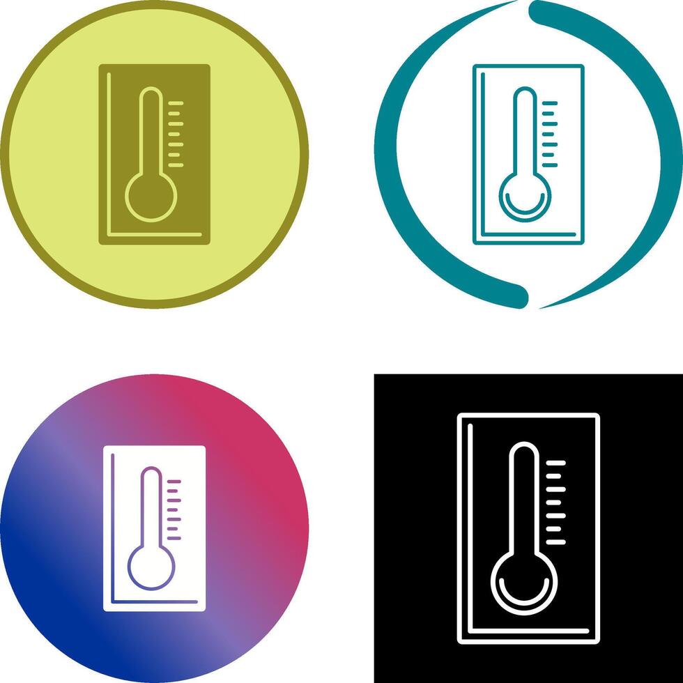Thermometer Icon Design vector