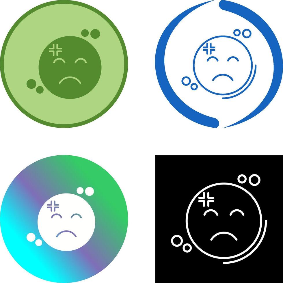 Dissapointment Icon Design vector