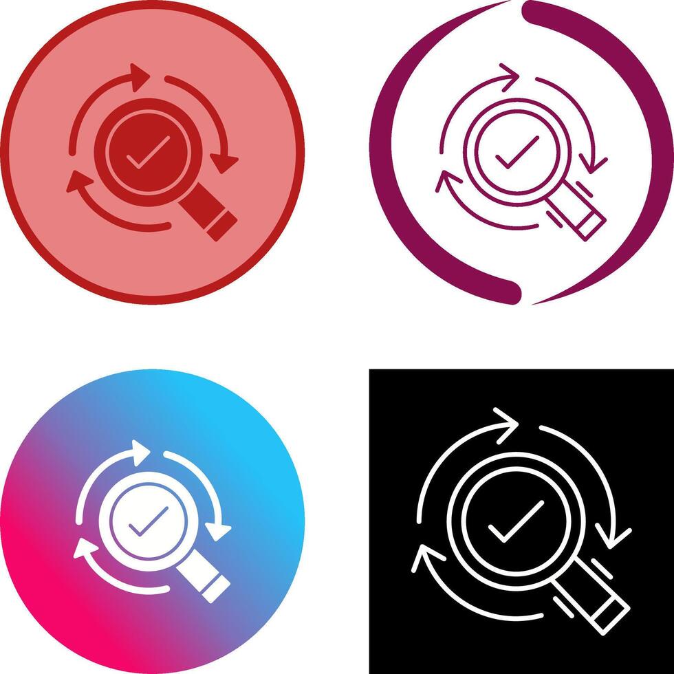Research Icon Design vector