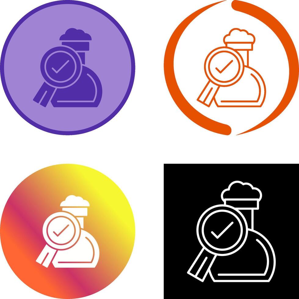 Experiment Icon Design vector