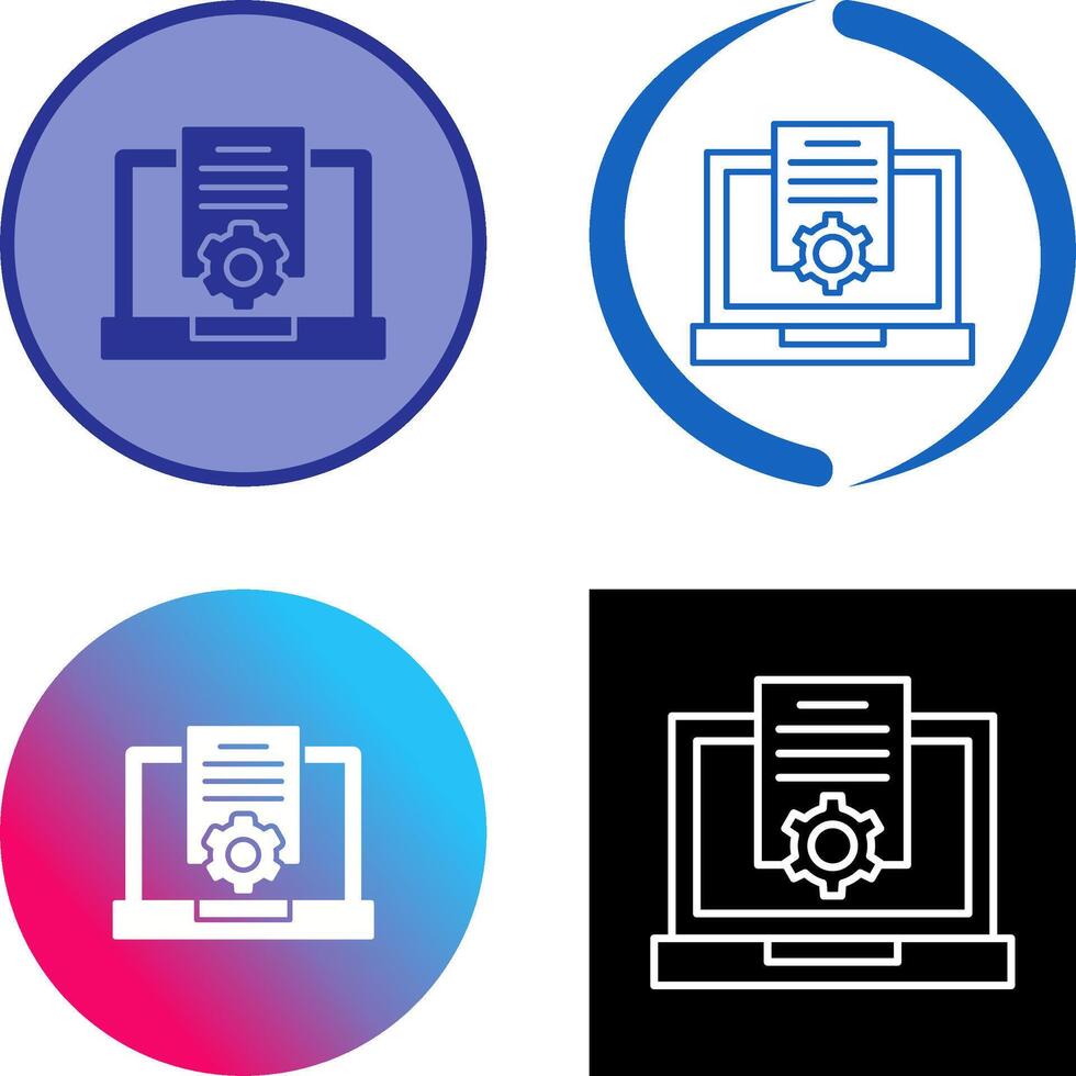 Research Icon Design vector