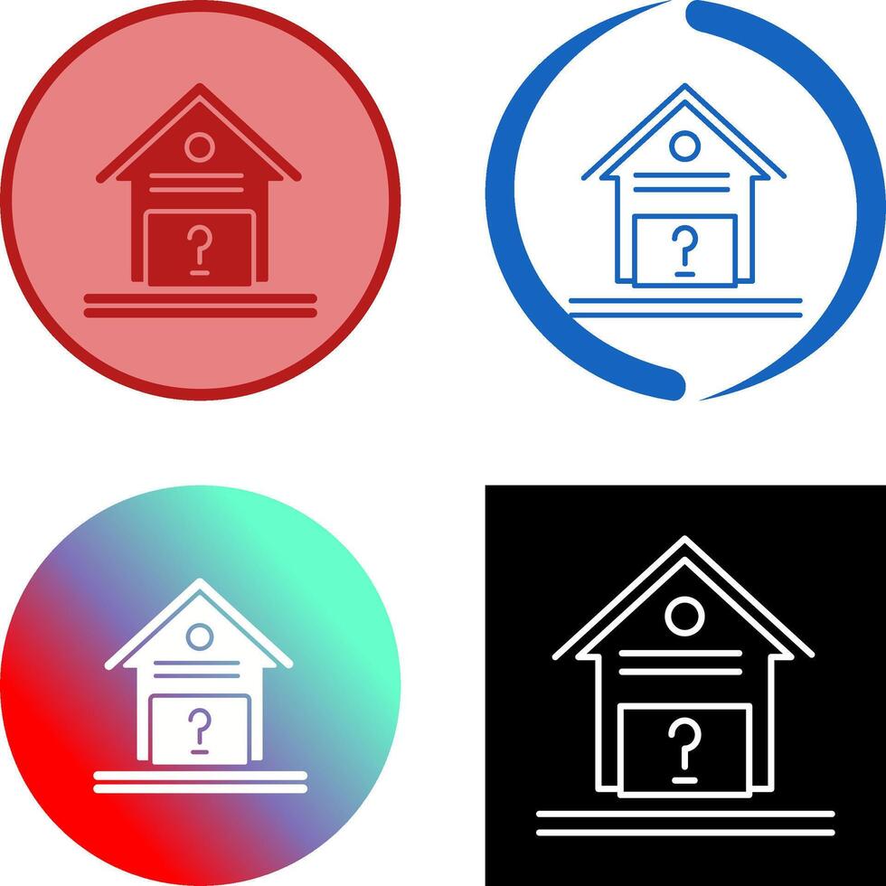 Unknown Icon Design vector