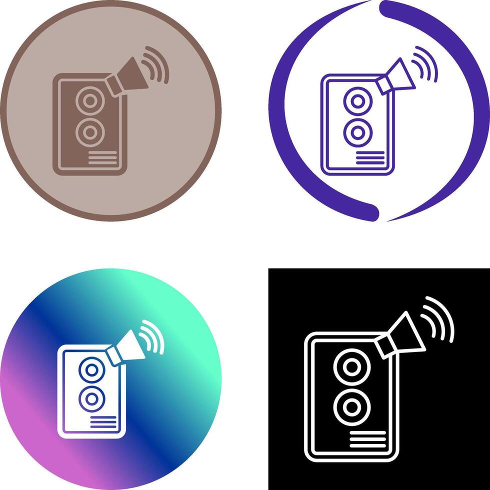 Speaker Icon Design vector