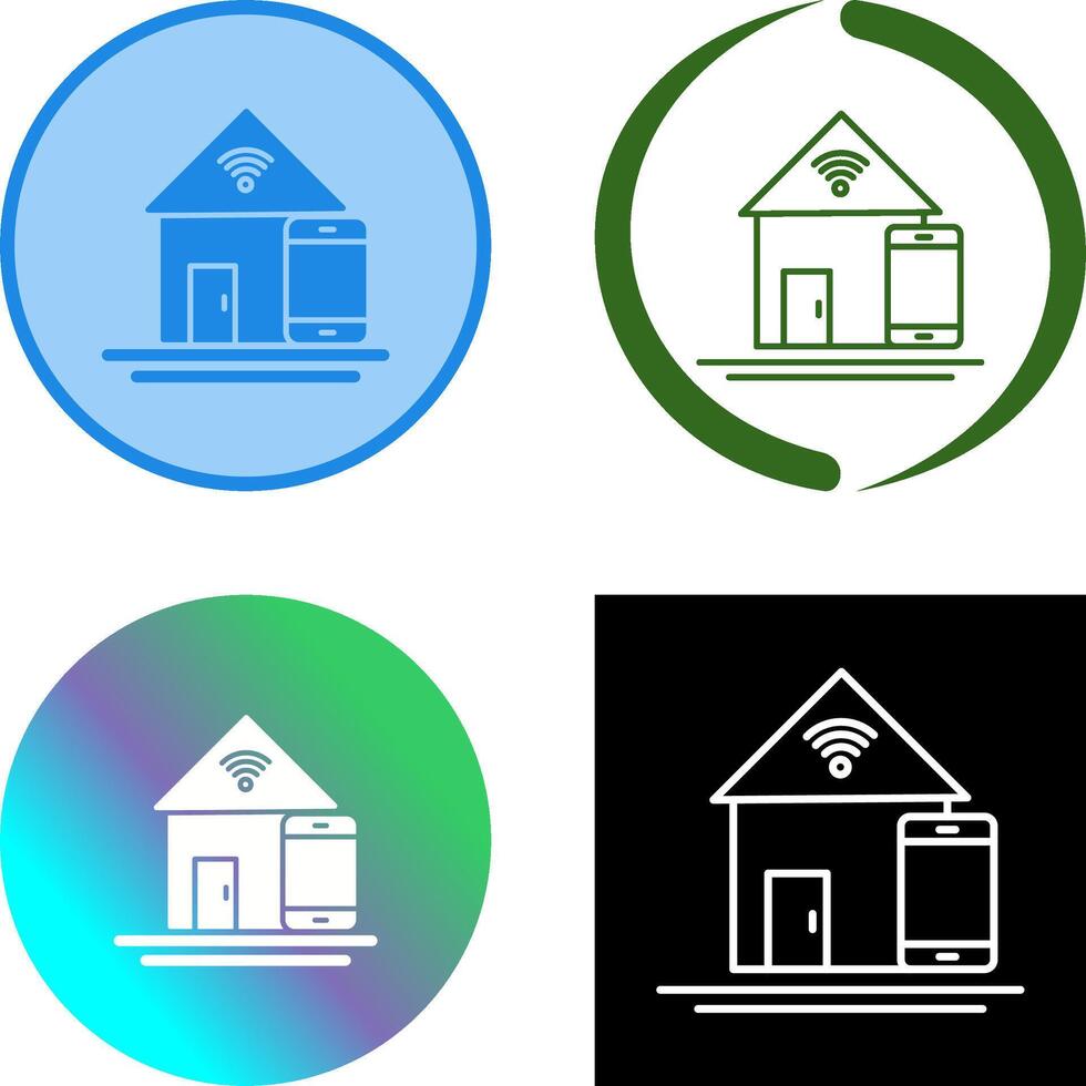 Home Automation Icon Design vector