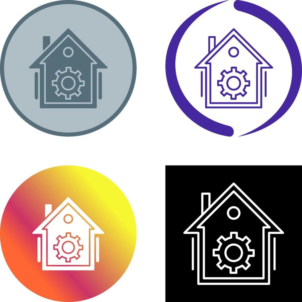 Home Automation Icon Design vector