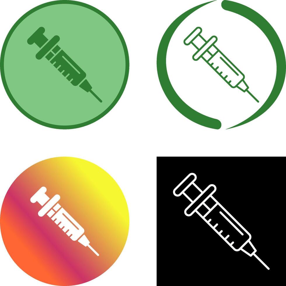 Injection Icon Design vector