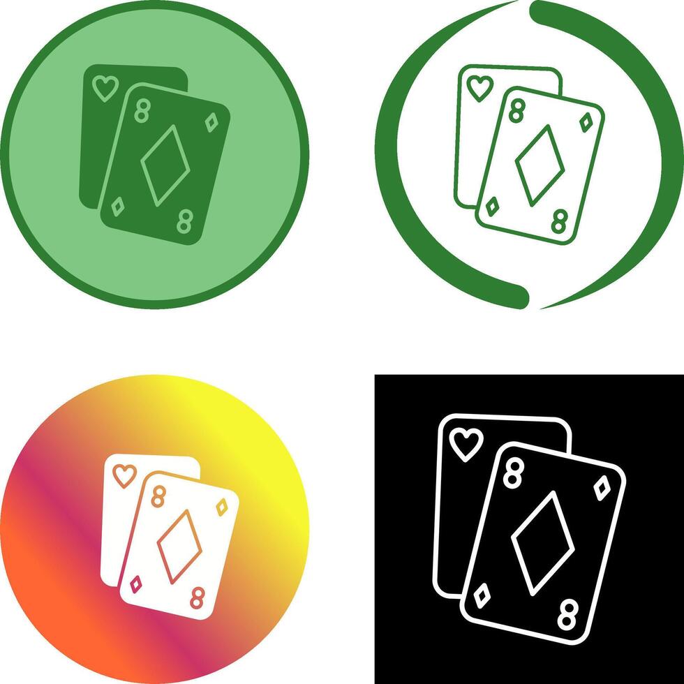 póker icono diseño vector