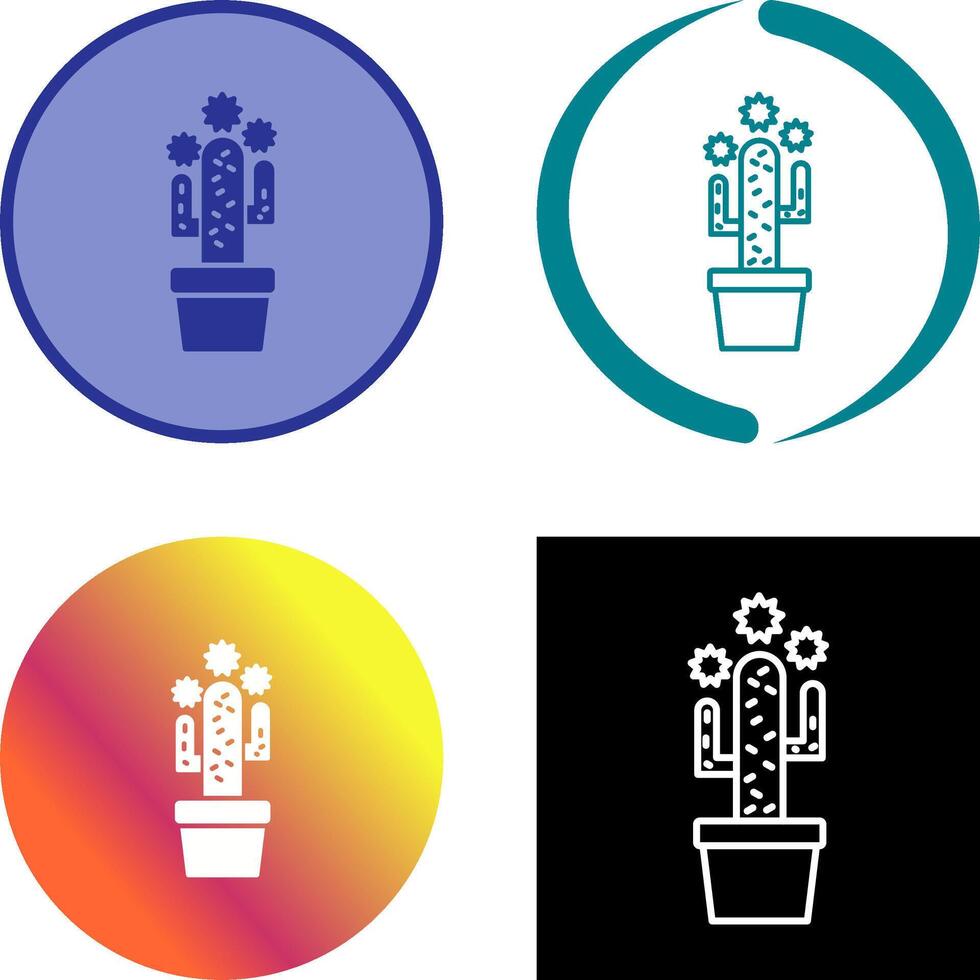 Cactus Icon Design vector