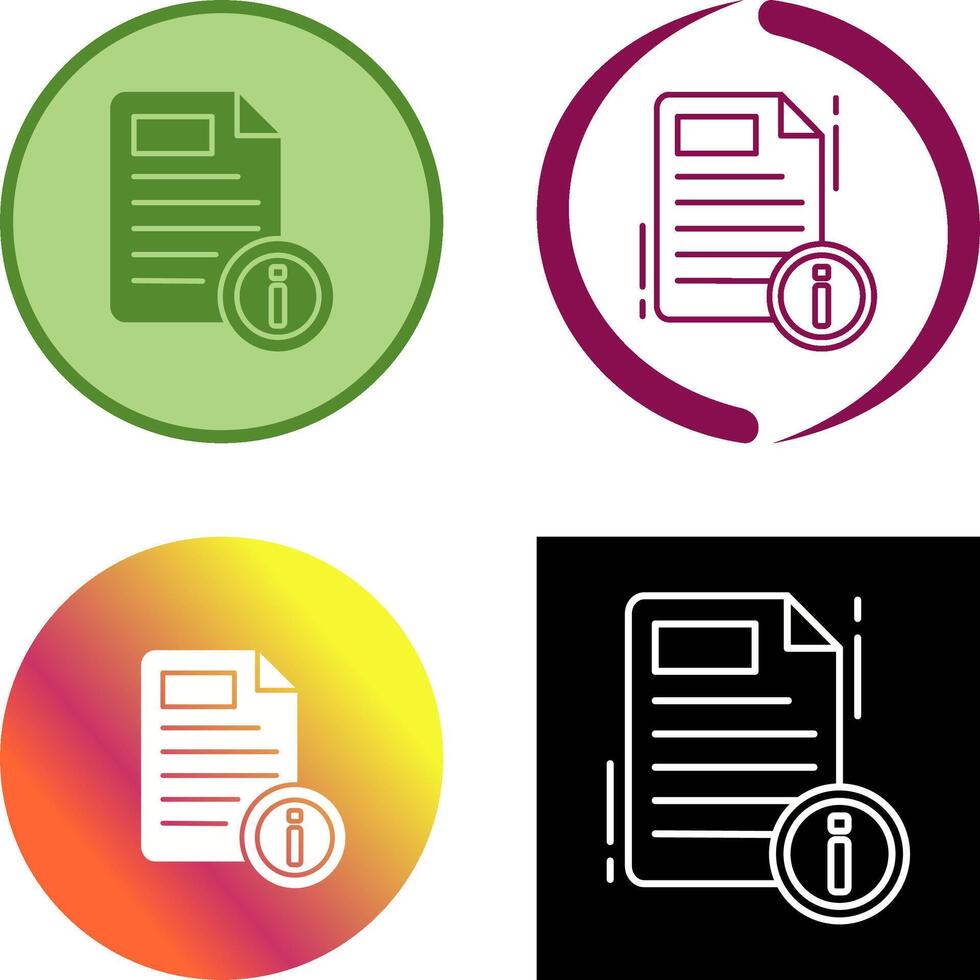 Document Icon Design vector