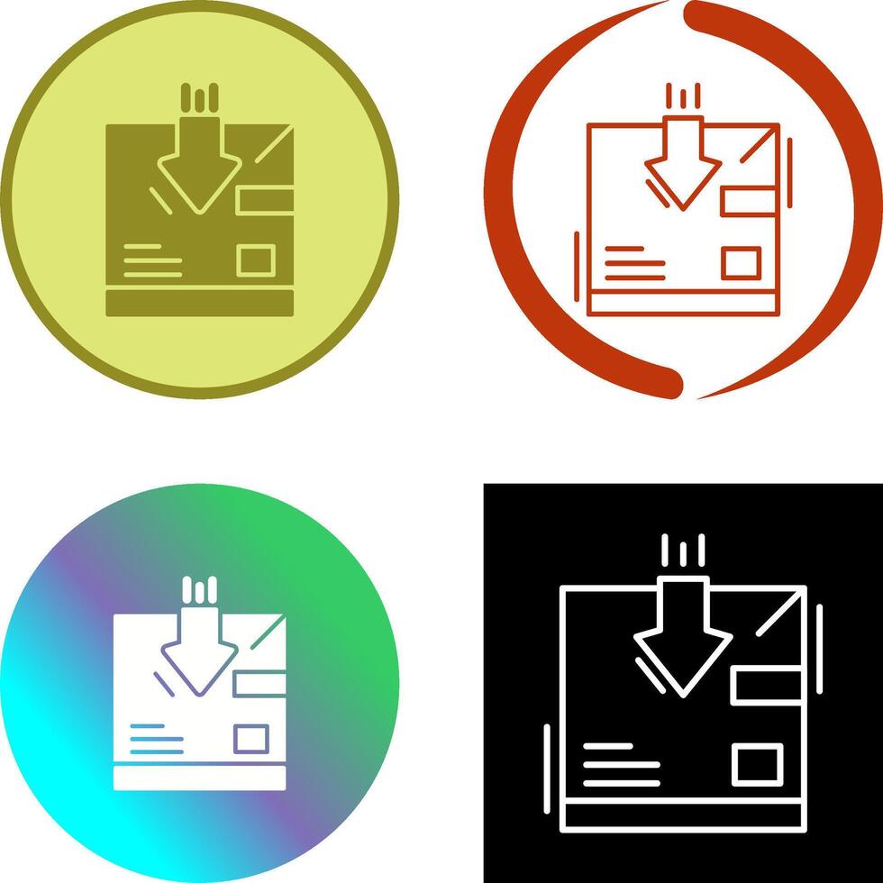 Return Icon Design vector