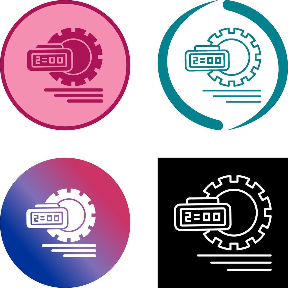Time Management Icon Design vector
