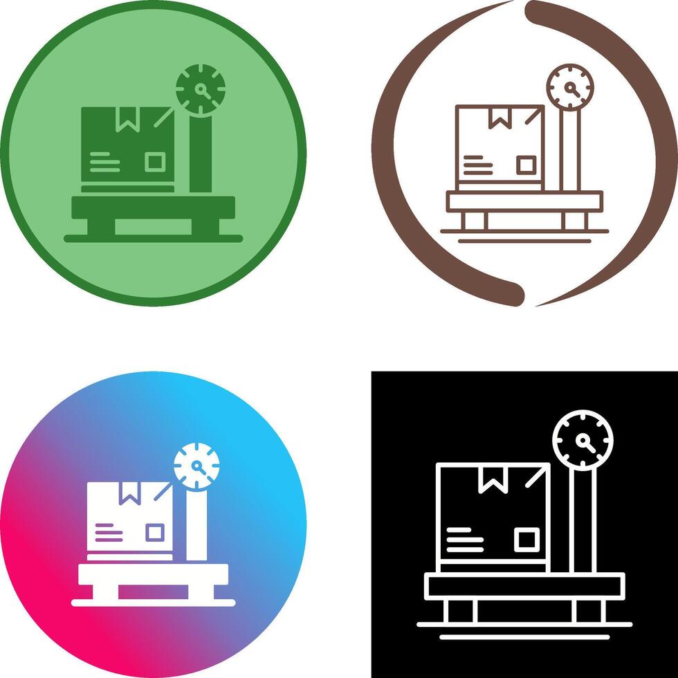 Weight Icon Design vector