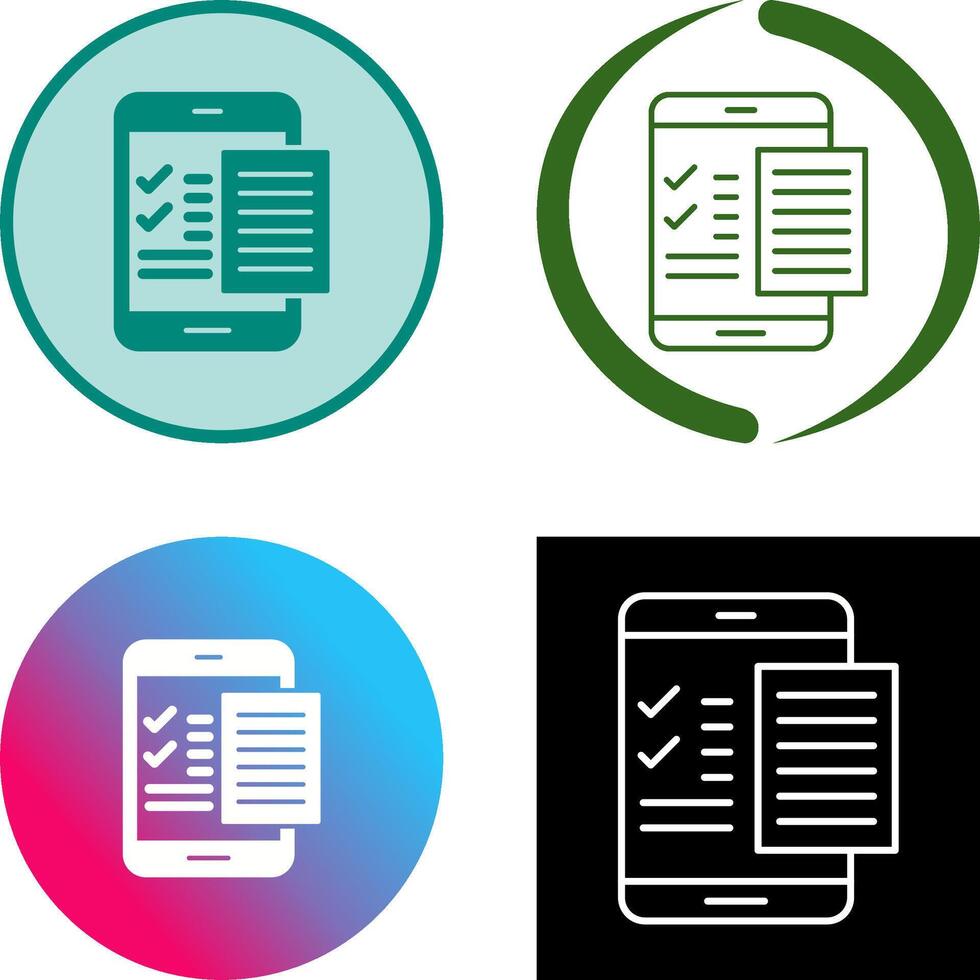 Check List Icon Design vector