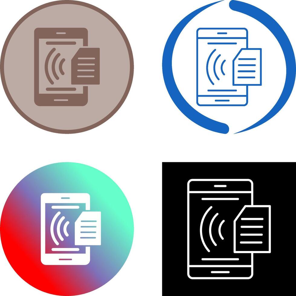 Smart Phone Icon Design vector