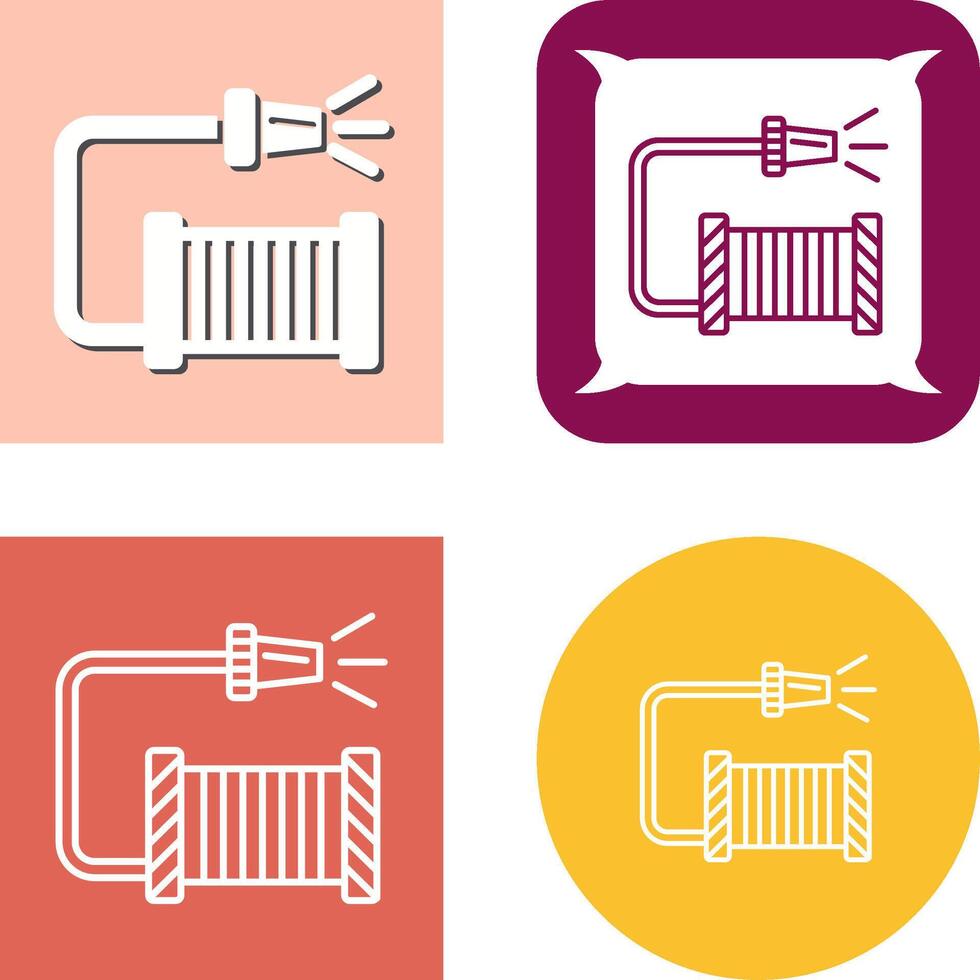Water Hose Icon vector