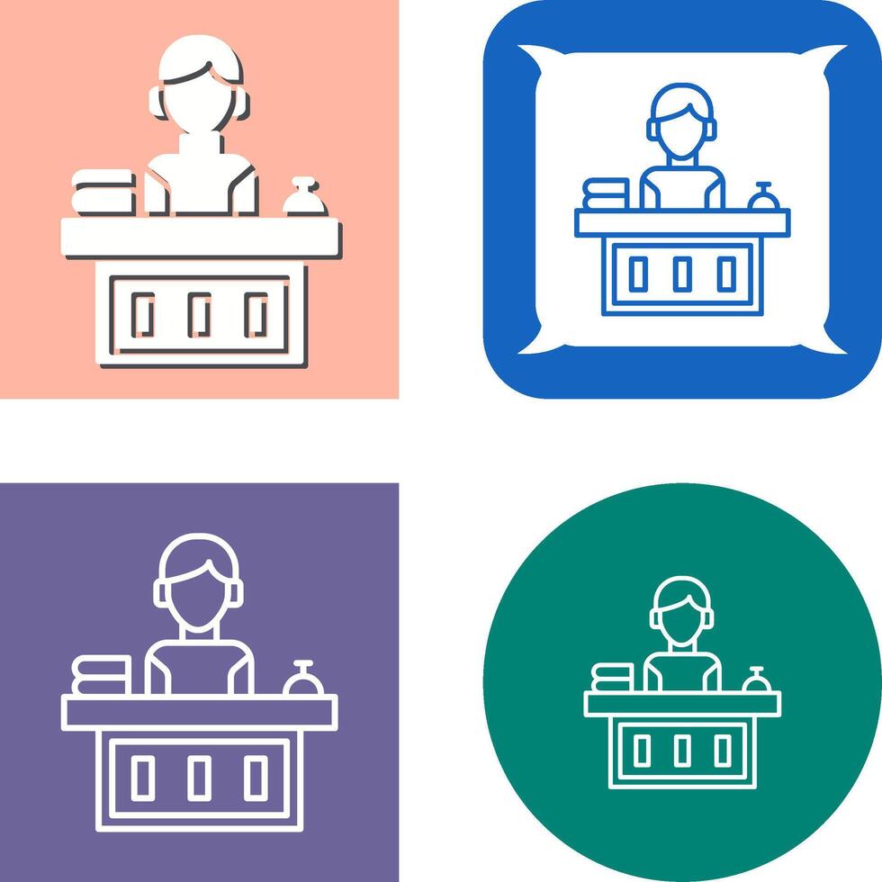 Office Reception Icon vector