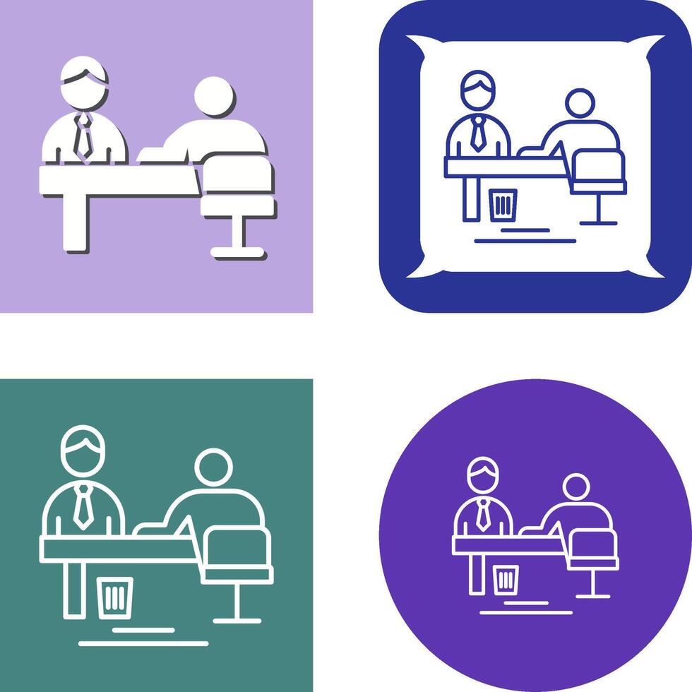 Evaluating work Icon vector