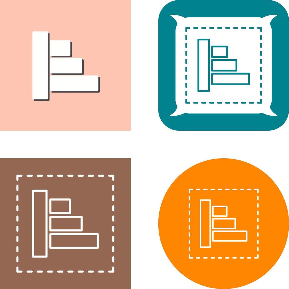 Object Alignment Icon vector