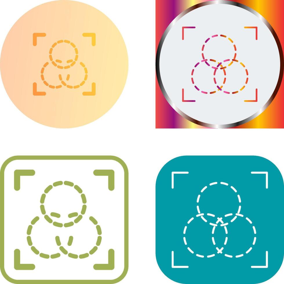 Intersection Icon Design vector