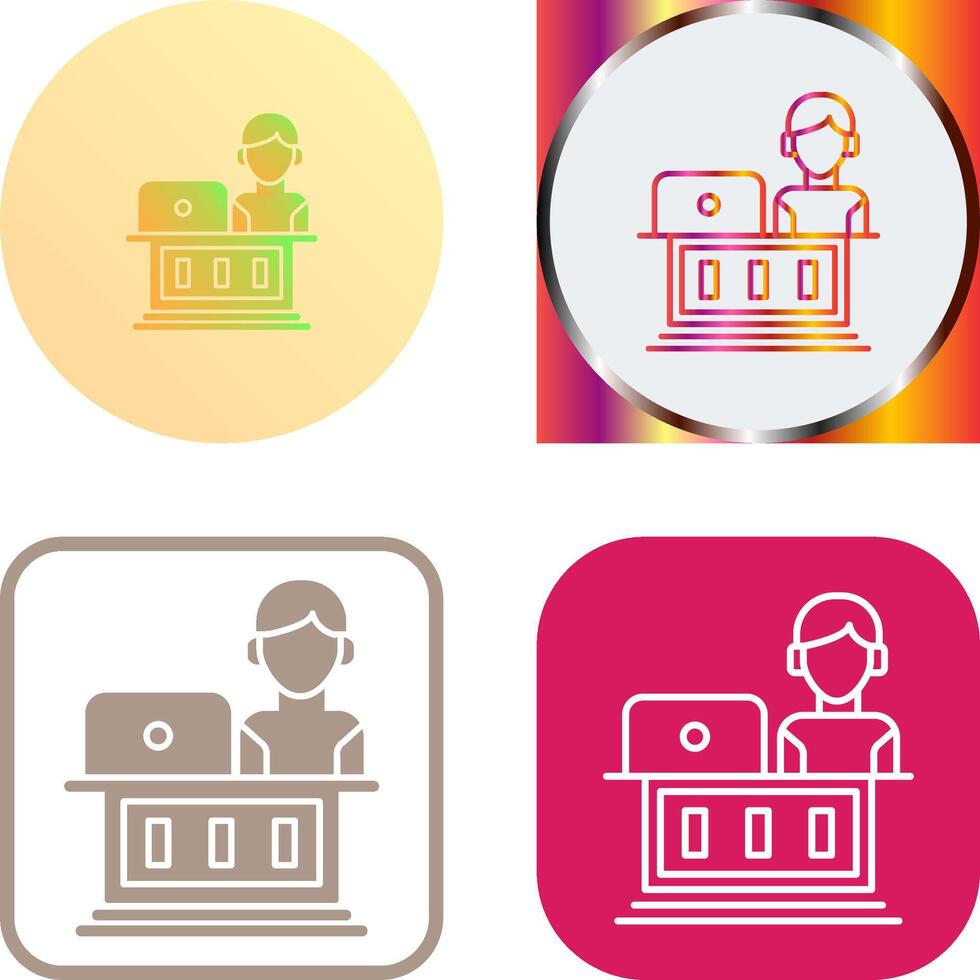 Employee Icon Design vector