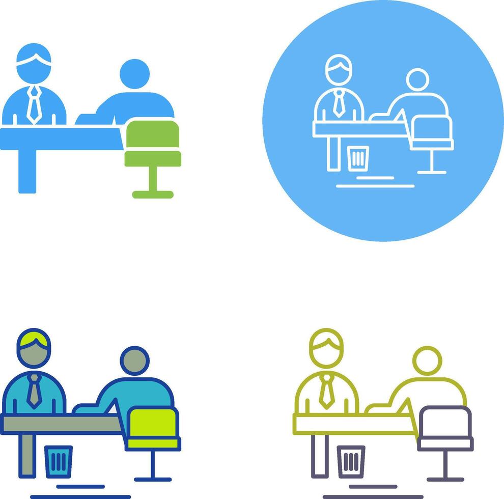 Evaluating work Icon Design vector