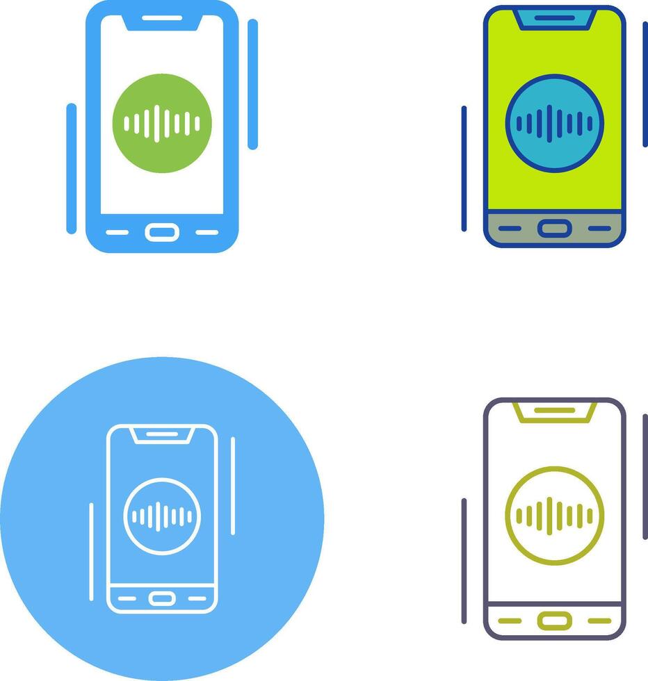 Recorder Icon Design vector