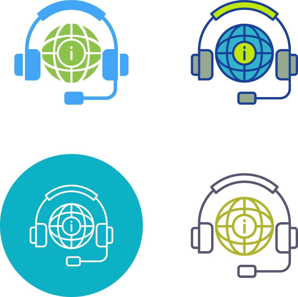 Call Center Icon Design vector