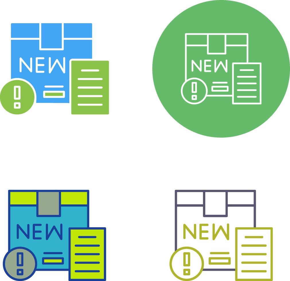 New Product Icon Design vector