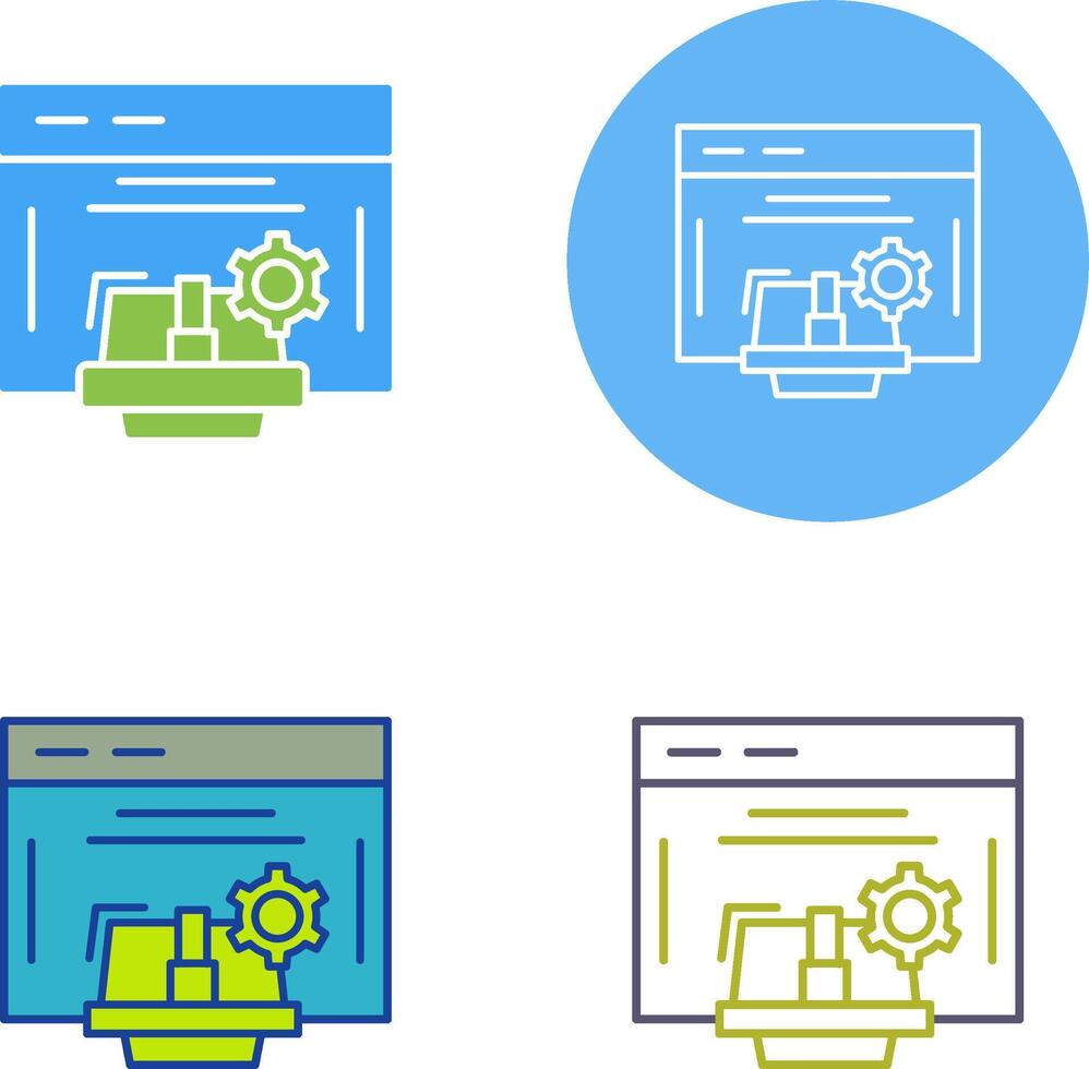 Engineering Icon Design vector