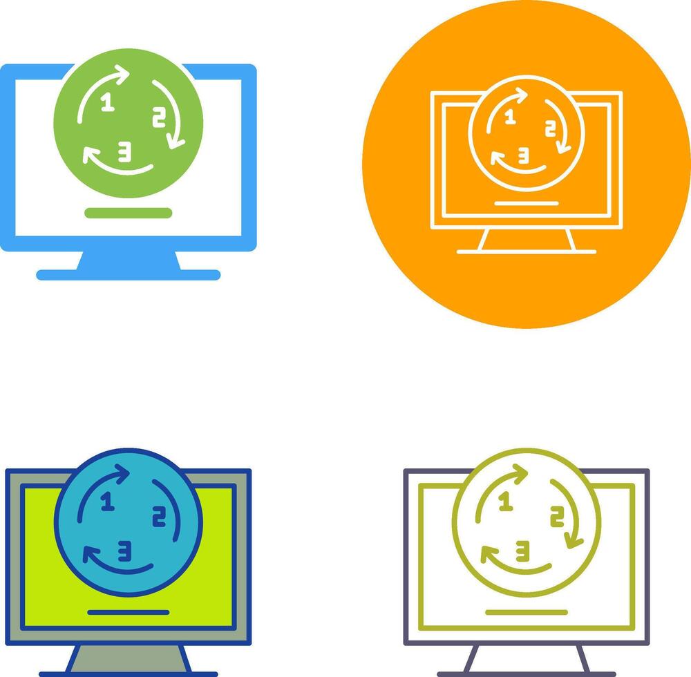 Order Icon Design vector