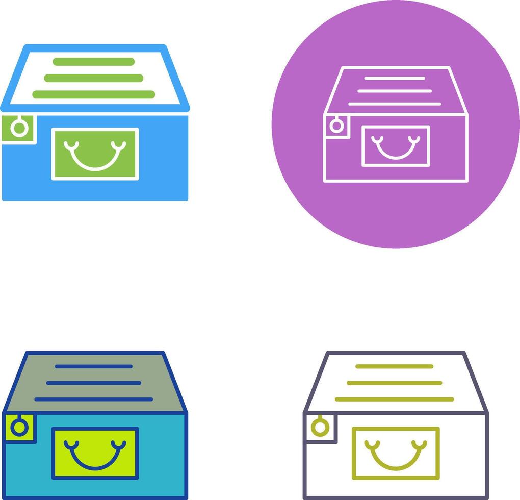 File Cabinet Icon Design vector