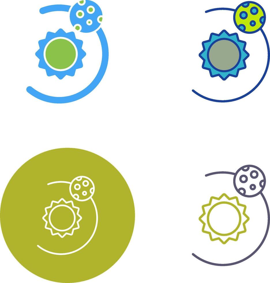 Orbit Icon Design vector