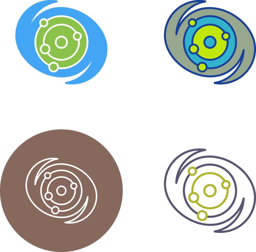 Galaxy Icon Design vector