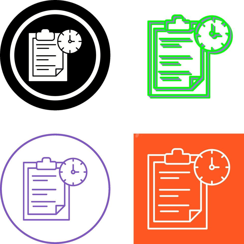 Task Management Icon Design vector