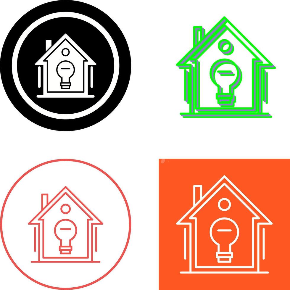 Home Automation Icon Design vector