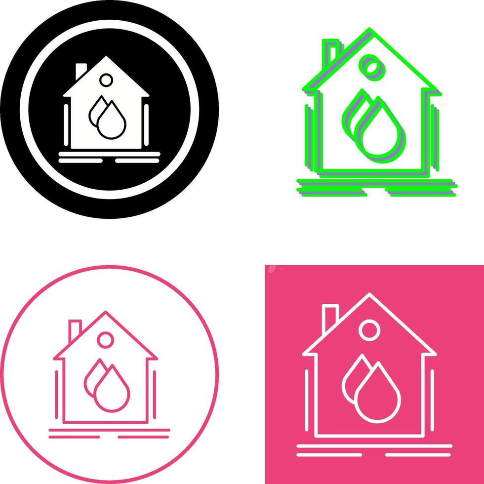 Water Icon Design vector