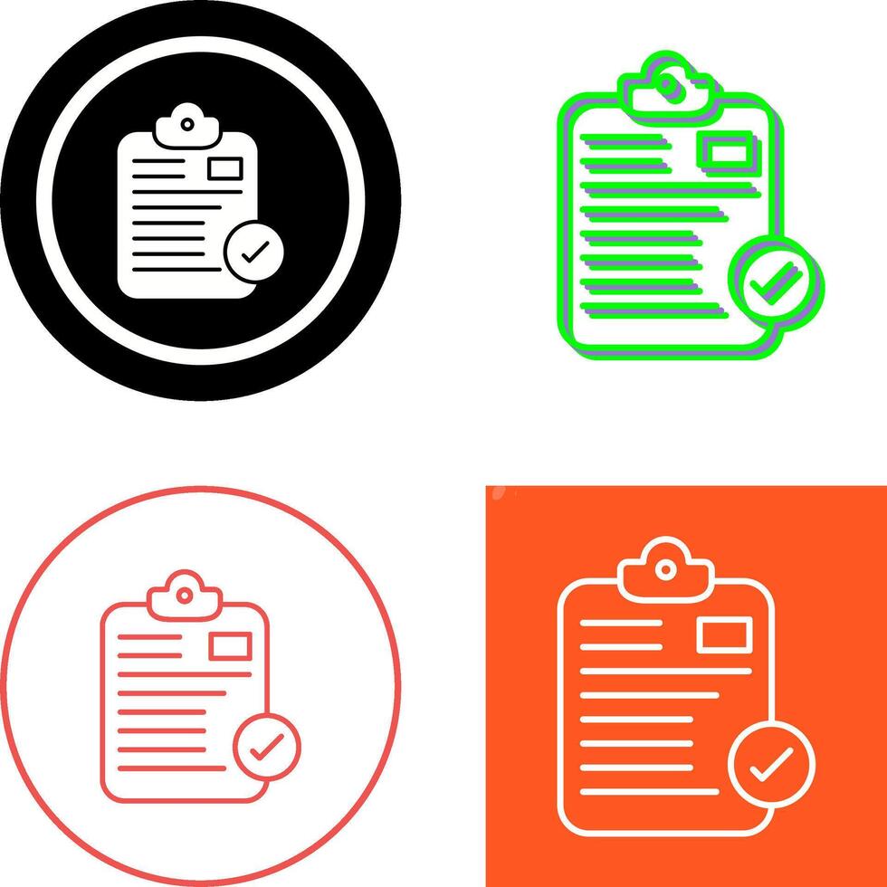 Secure Notepad Icon Design vector