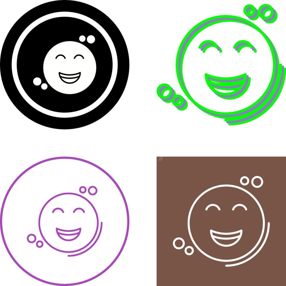 Happy Icon Design vector