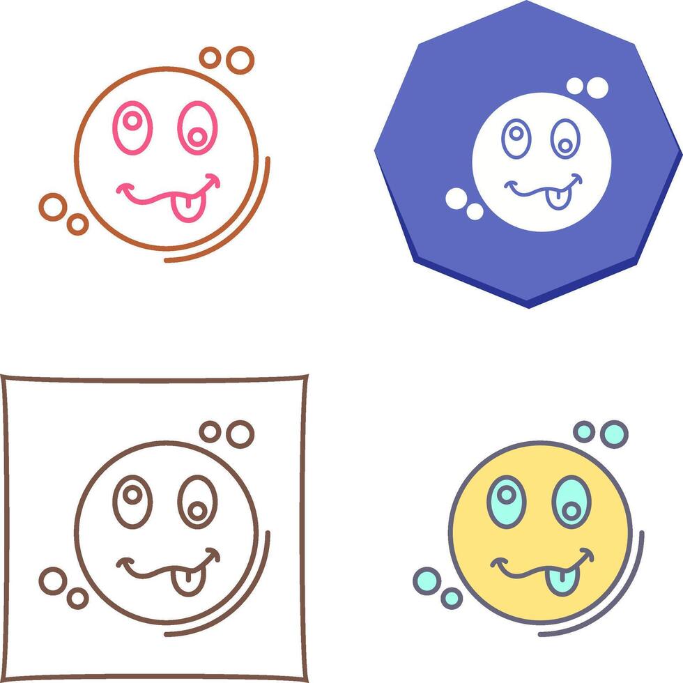 Silly Icon Design vector