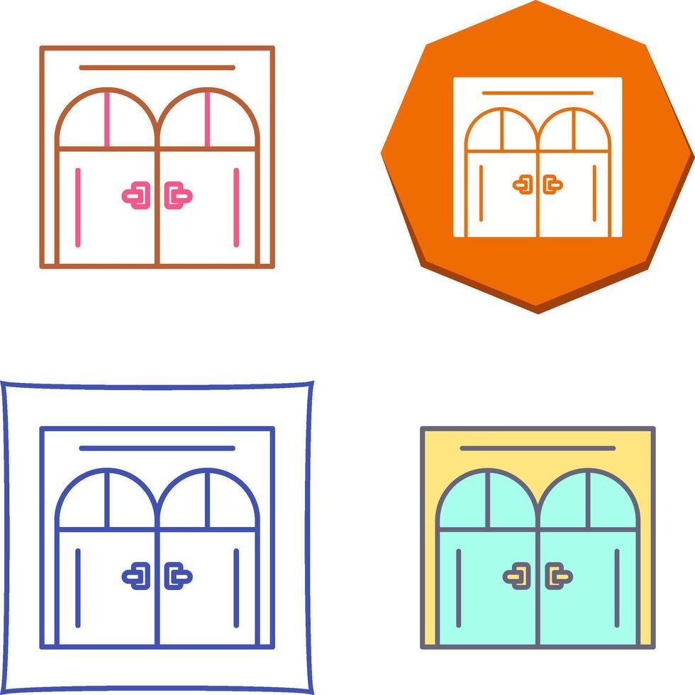 Door Icon Design vector