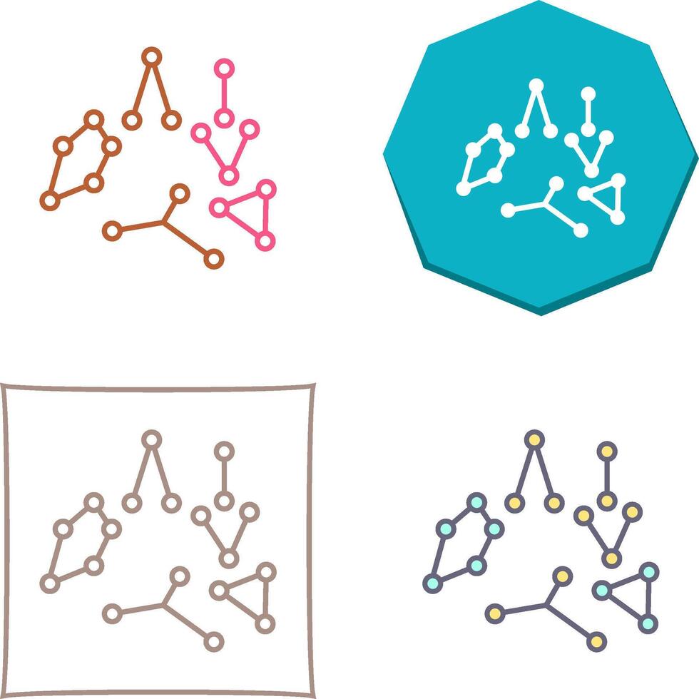 Constellation Icon Design vector