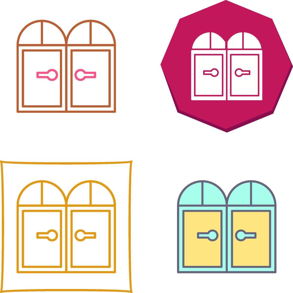 Door Icon Design vector