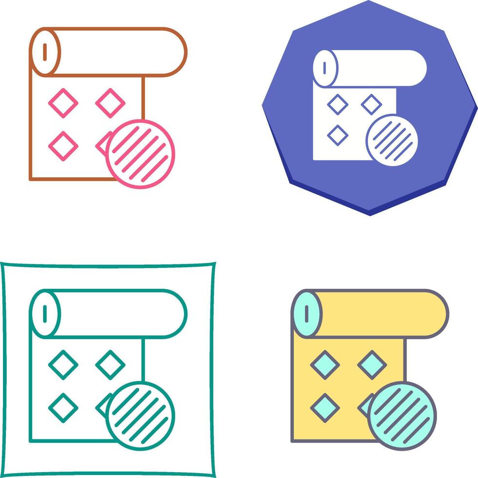 Wallpaper Icon Design vector