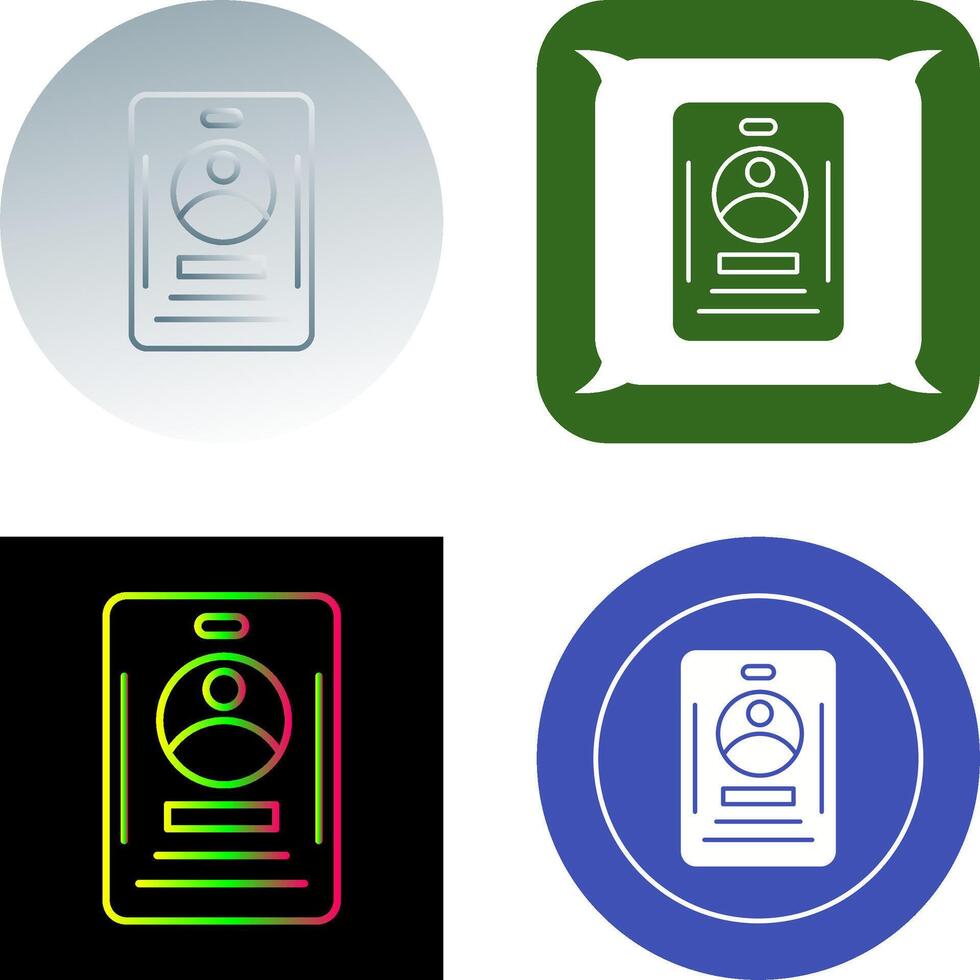 Office Card Icon Design vector