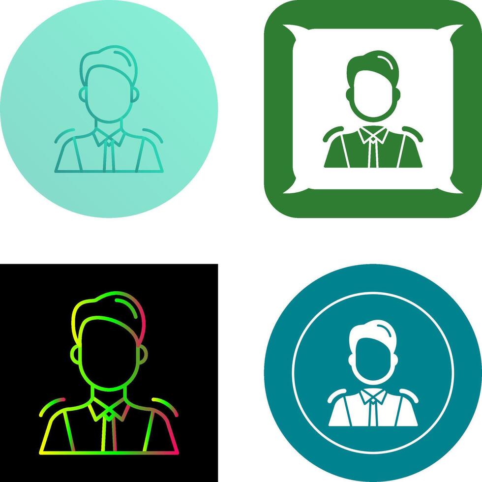 Manager Icon Design vector