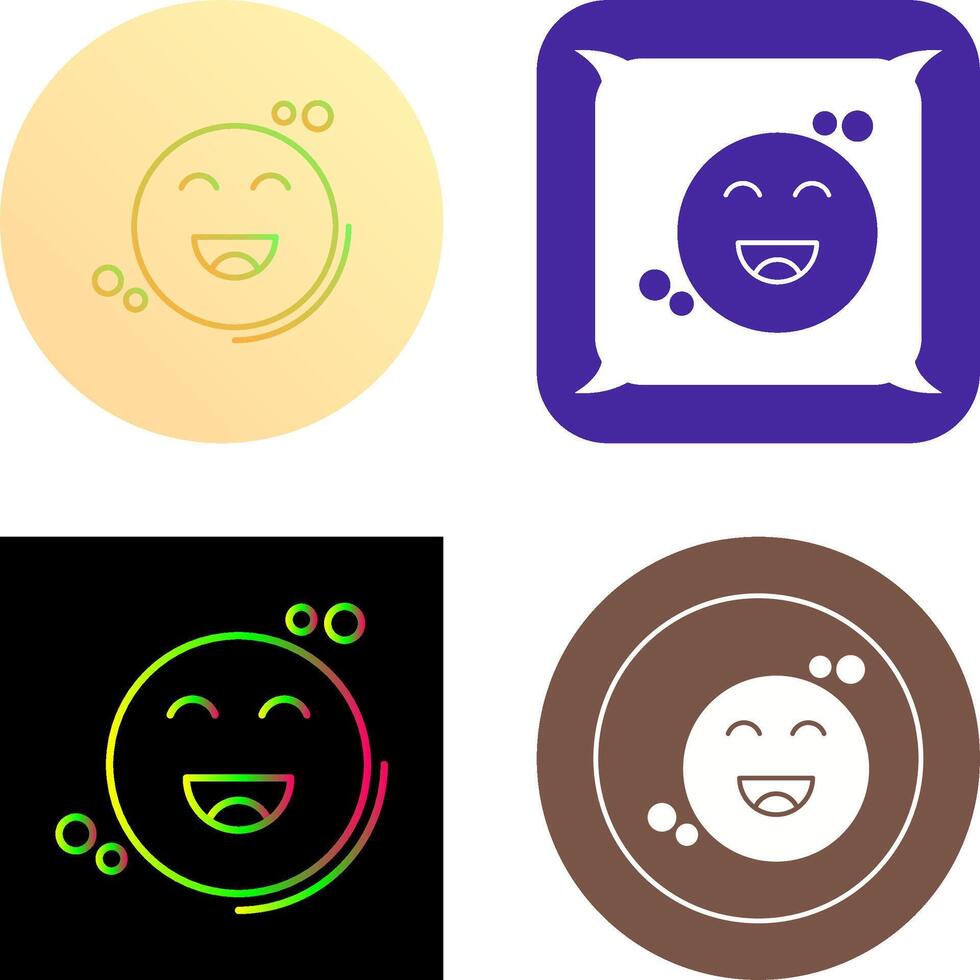 Happiness Icon Design vector