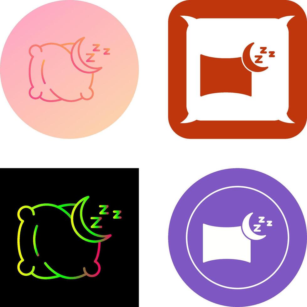 Pillow Icon Design vector